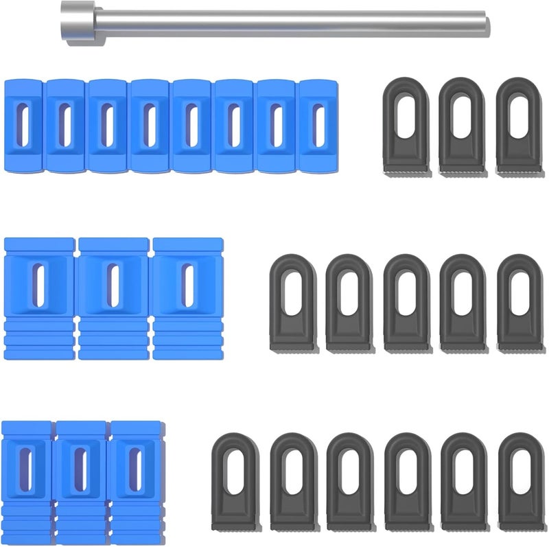 HiYi Car Dent Repair Tools Heavy Duty Paintless Repair Removal Tools Strong Dent Puller Handle Lifter Blue Glue Tabs Powerful Body Repair Dent Remover Tool Kit for Car Dent Repair (Blue) - Image 2